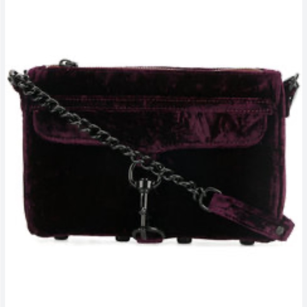 Rebecca Minkoff Mini M.A.C. Crushed Velvet Crossbody Bag